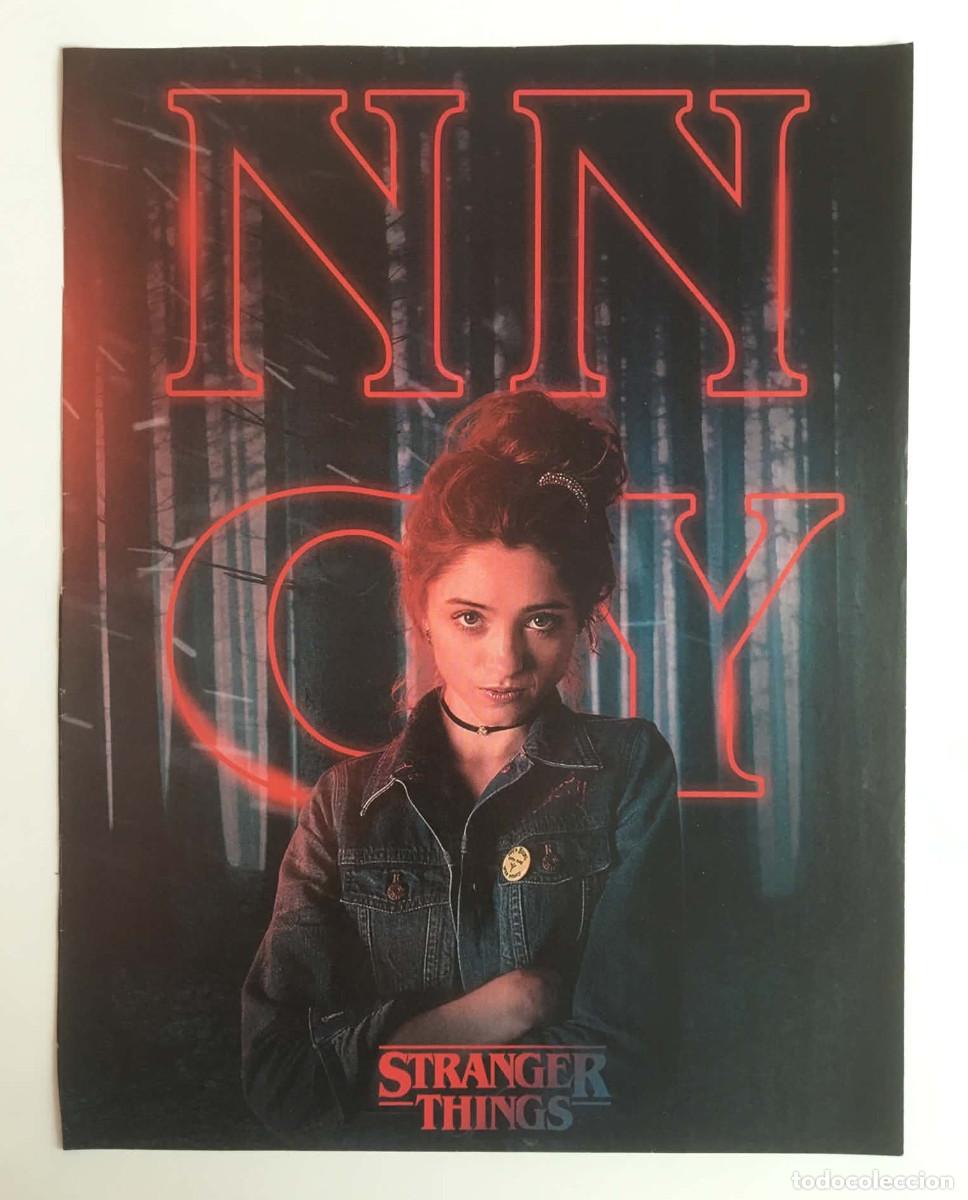 Coleccionismo de carteles: Natalia Dyer Nancy Wheeler Stranger Things Mini Poster A4 - PopMix Magazine Turkey TV Series