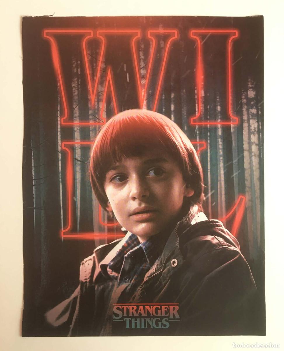 Coleccionismo de carteles: Noah Schnapp Will Byers Stranger Things Mini Poster A4 - PopMix Magazine Turkey TV Series
