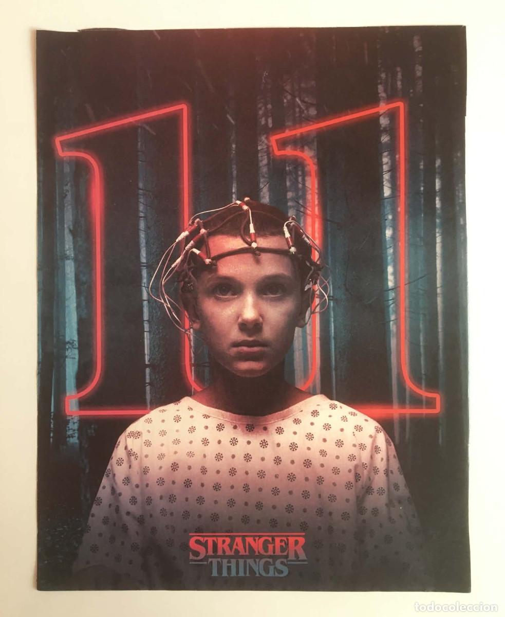 Coleccionismo de carteles: Millie Bobby Brown Eleven Stranger Things Mini Poster A4 - PopMix Magazine Turkey TV Series Netflix