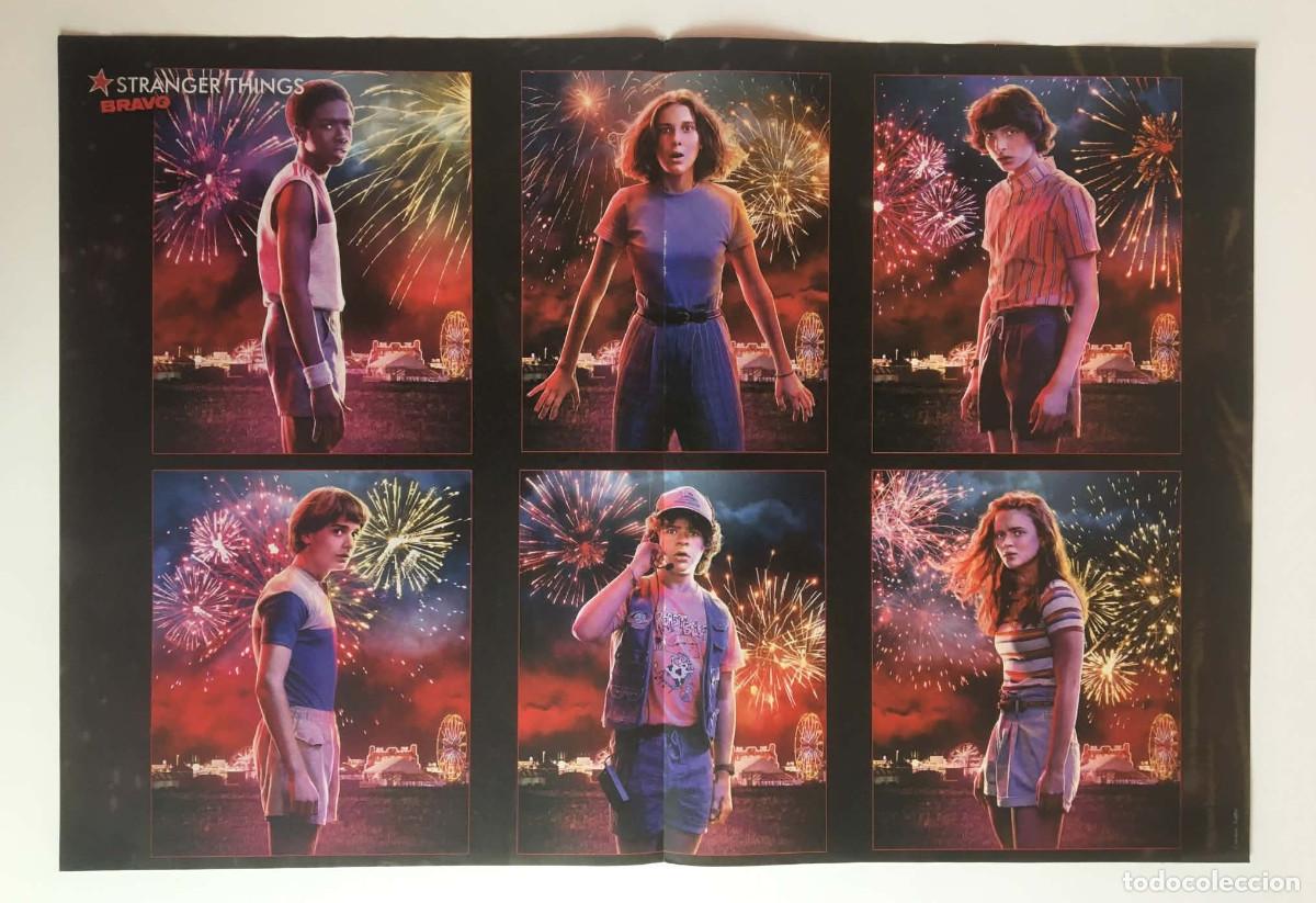 Coleccionismo de carteles: Stranger Things Season 3 Cast / Riverdale Girls Double Sided Poster A3 - Bravo Magazine Bulgaria TV