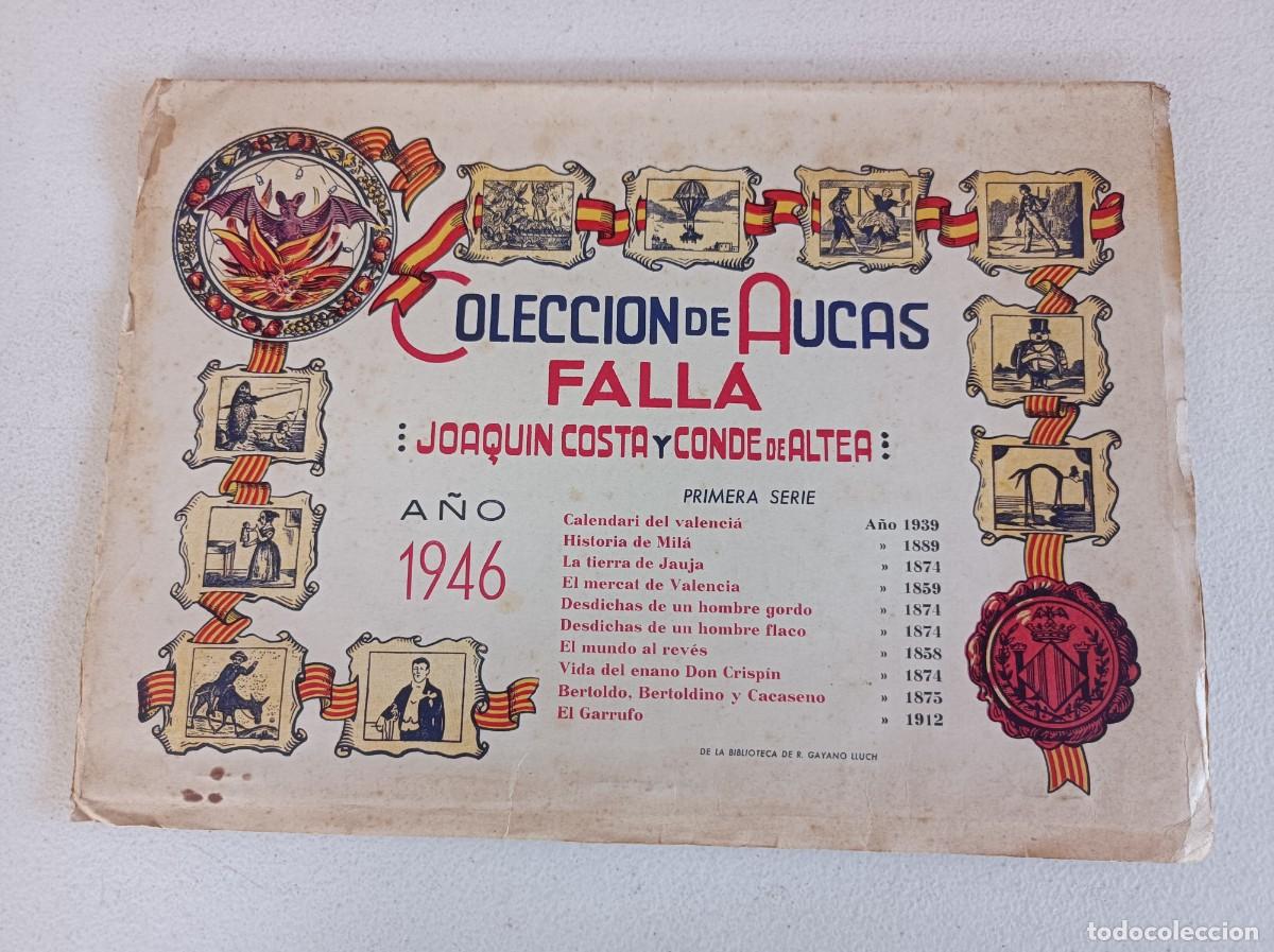 Coleccionismo de carteles: COLECCI&Oacute;N DE AUCAS PRO FALLA CALLES JOAQU&Iacute;N COSTA Y CONDE ALTEA. Serie 1&ordf; - BIblioteca R.Gayano Lluc