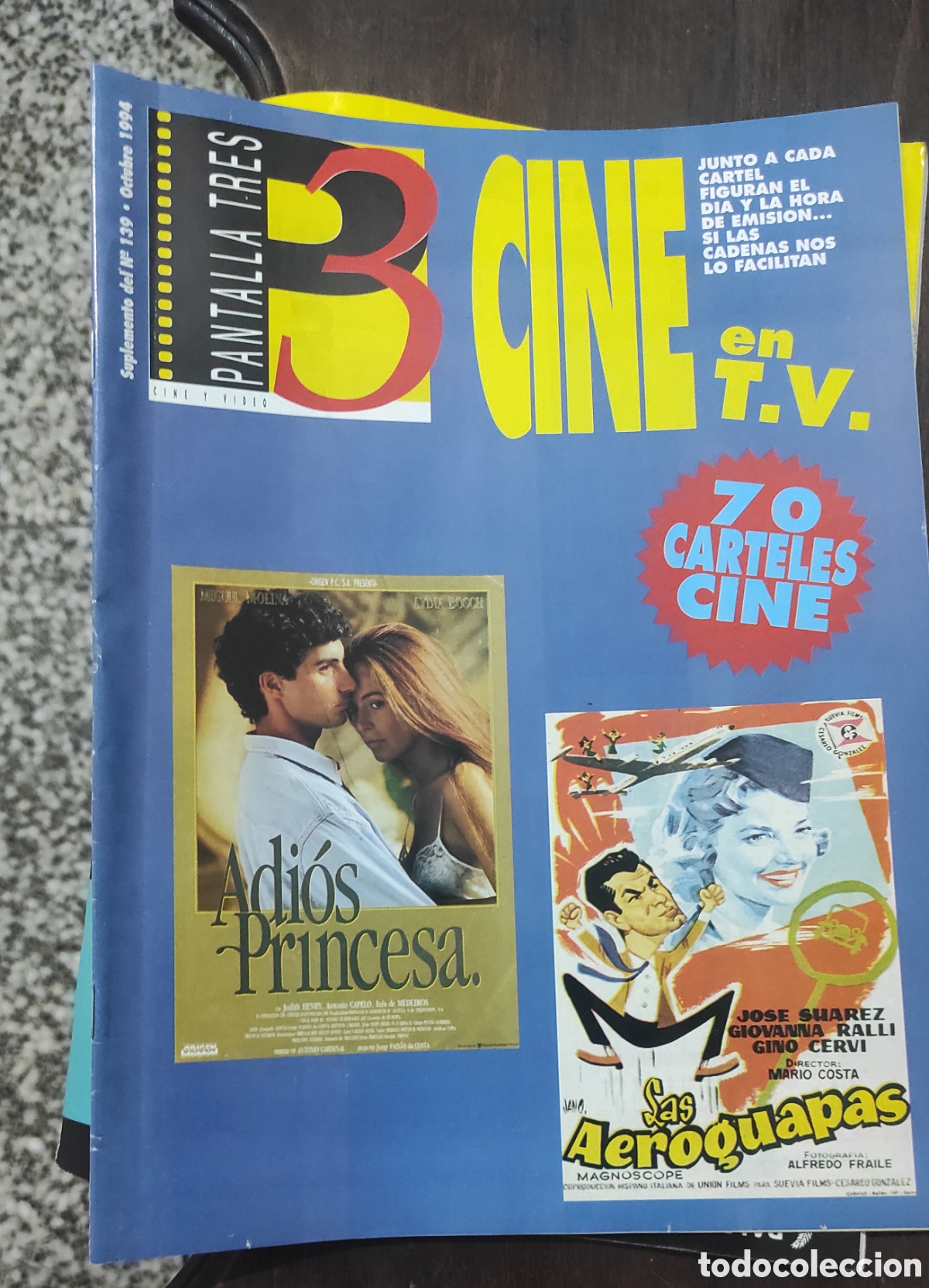 Coleccionismo de carteles: 70 carteles cine. Pantalla Tres.