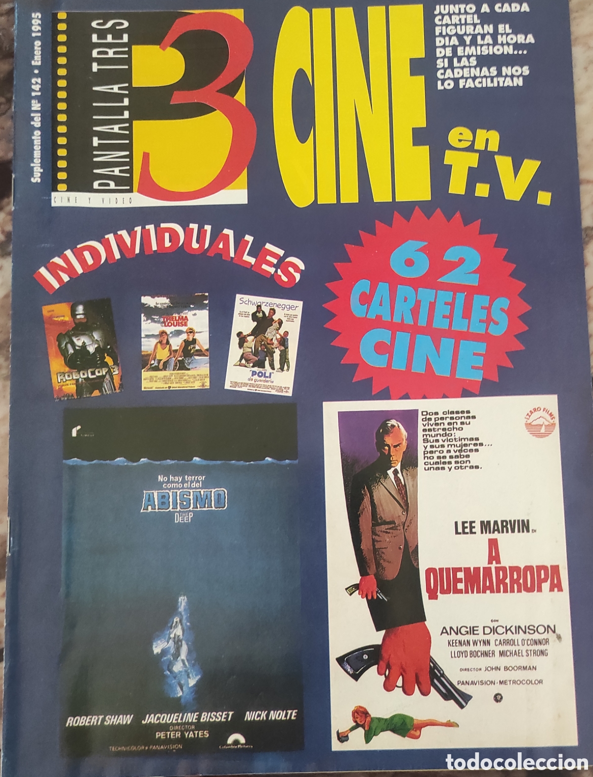 Coleccionismo de carteles: 62 Carteles de Cine. Pantalla Tres
