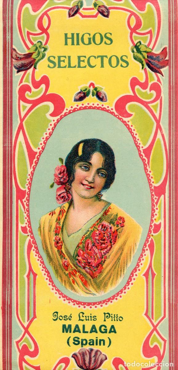 Coleccionismo de carteles: A&Ntilde;OS 1920-1930. CARTELITO LITOGR&Aacute;FICO PUBLICITARIO DE 36,80x14,60 JOS&Eacute; LUIS PITTO - M&Aacute;LAGA