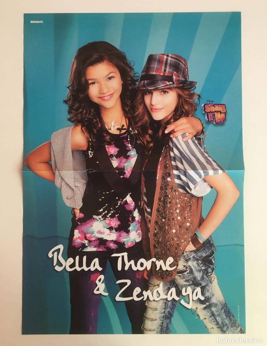 Coleccionismo de carteles: Bella Thorne & Zendaya Shake It Up Disney / Eminem Double-Sided Poster A3 - Bravo Bulgaria Music