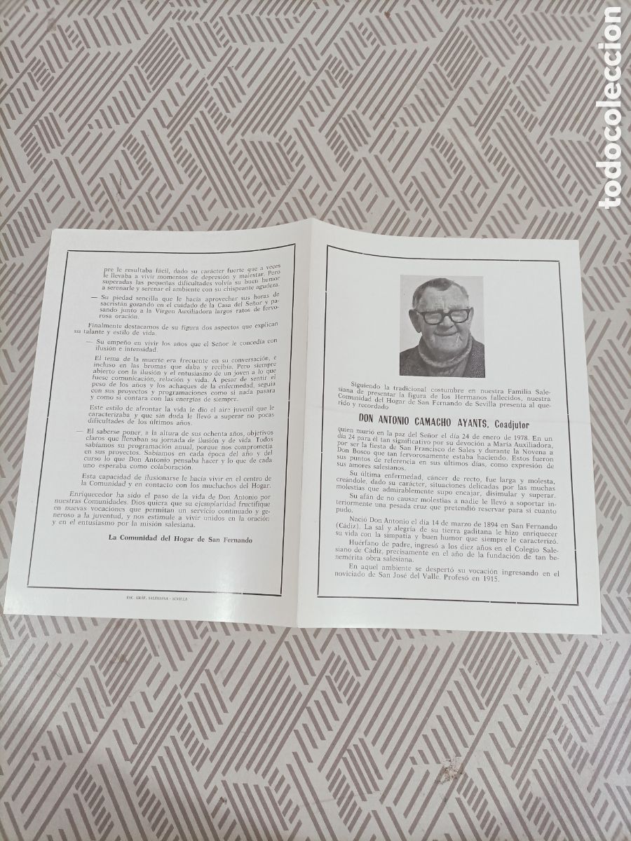 Coleccionismo de carteles: Folleto Salesianos. Cordoba