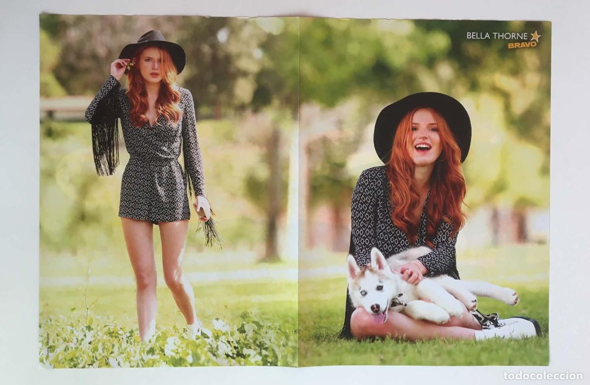 Coleccionismo de carteles: Bella Thorne Husky / Ross Lynch Double-Sided Poster A3 - Bravo Magazine Bulgaria Disney Channel TV