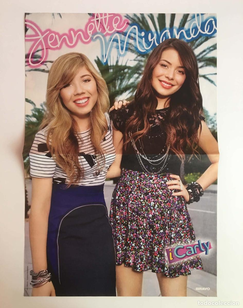 Coleccionismo de carteles: Jennette McCurdy & Miranda Cosgrove iCarly / Twilight Original Double-Sided Poster A3 Bravo Germany