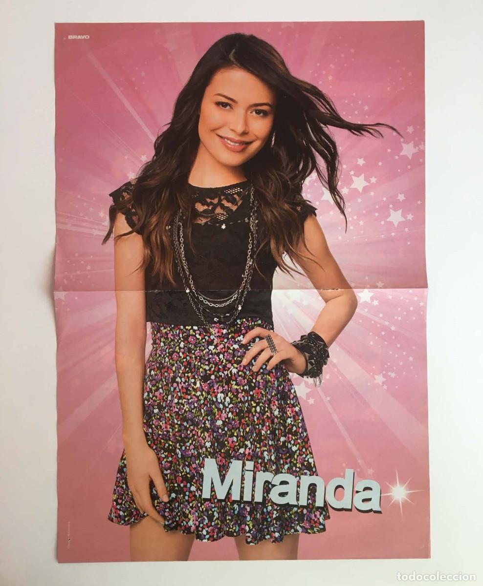 Coleccionismo de carteles: Miranda Cosgrove iCarly / The Wanted Original Double-Sided Poster A3 - Bravo Magazine Bulgaria TV
