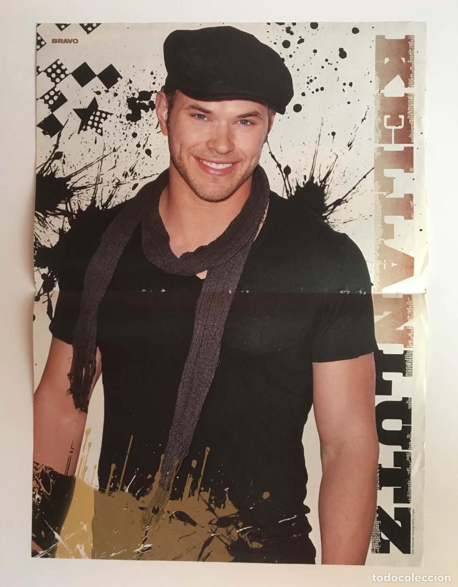 Coleccionismo de carteles: Kellan Lutz Twilight / Selena Gomez Original Double-Sided Poster A3 - Bravo Magazine Germany
