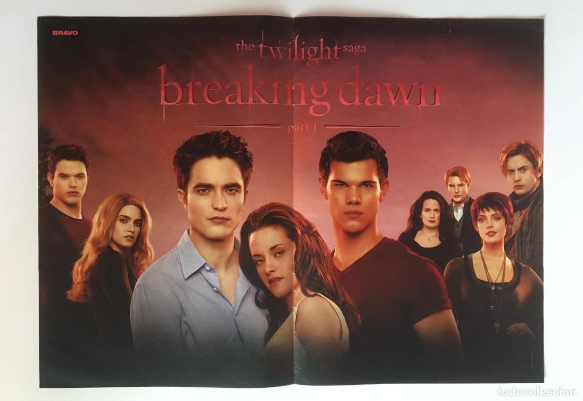 Coleccionismo de carteles: The Twilight Saga: Breaking Dawn / Lily Collins Mirror Mirror Double-Sided Poster A3 - Bravo Germany