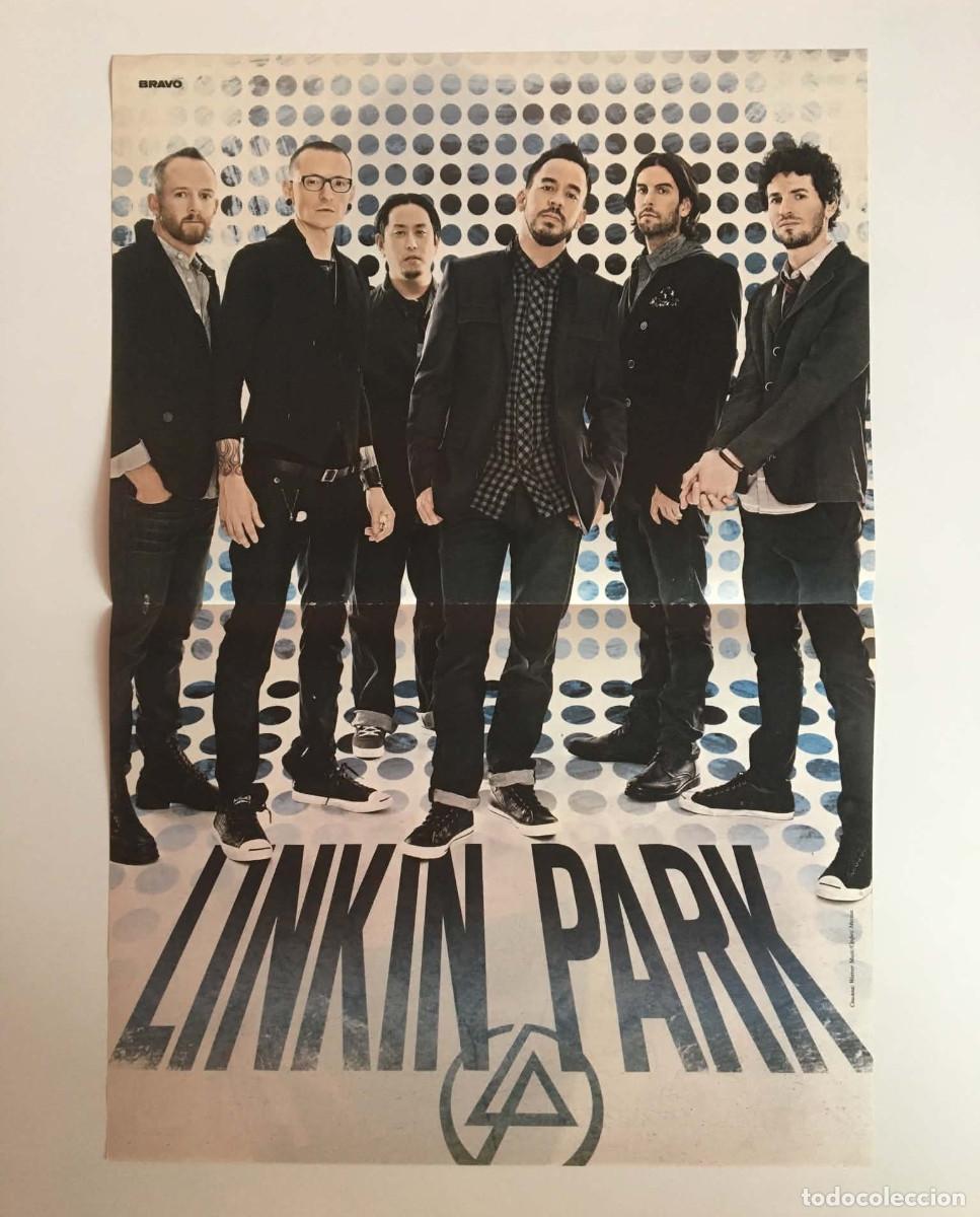 Coleccionismo de carteles: Linkin Park / Victoria Justice Vintage Double-Sided Poster A3 - Bravo Magazine Bulgaria Music TV