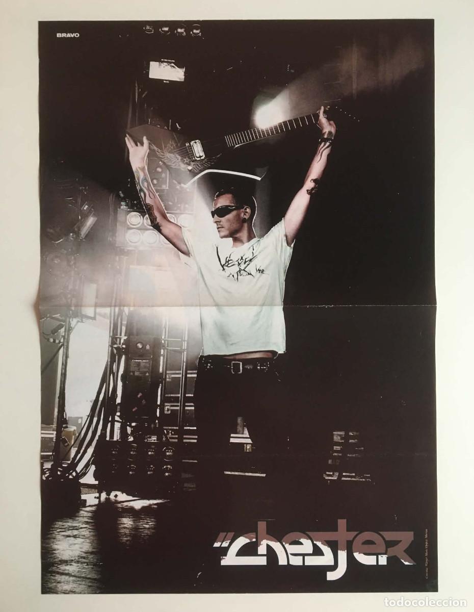 Coleccionismo de carteles: Chester Bennington Linkin Park / Vanessa Hudgens & Zac Efron Double-Sided Poster A3 - Bravo Bulgaria