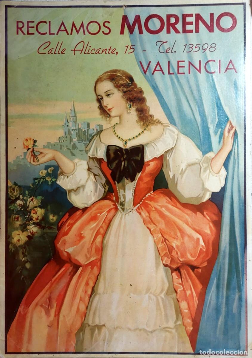 Coleccionismo de carteles: ANTIGUO CARTEL DE PUBLICIDAD ( RECLAMOS MORENO ) 1942