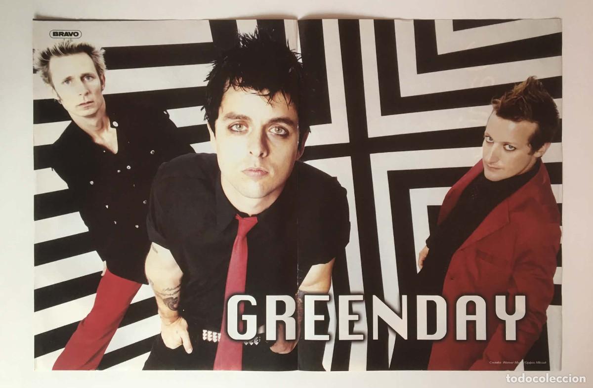 Coleccionismo de carteles: Green Day / Daniel Radcliffe Double-Sided Vintage Poster A3 - Bravo Magazine Bulgaria Music Movie