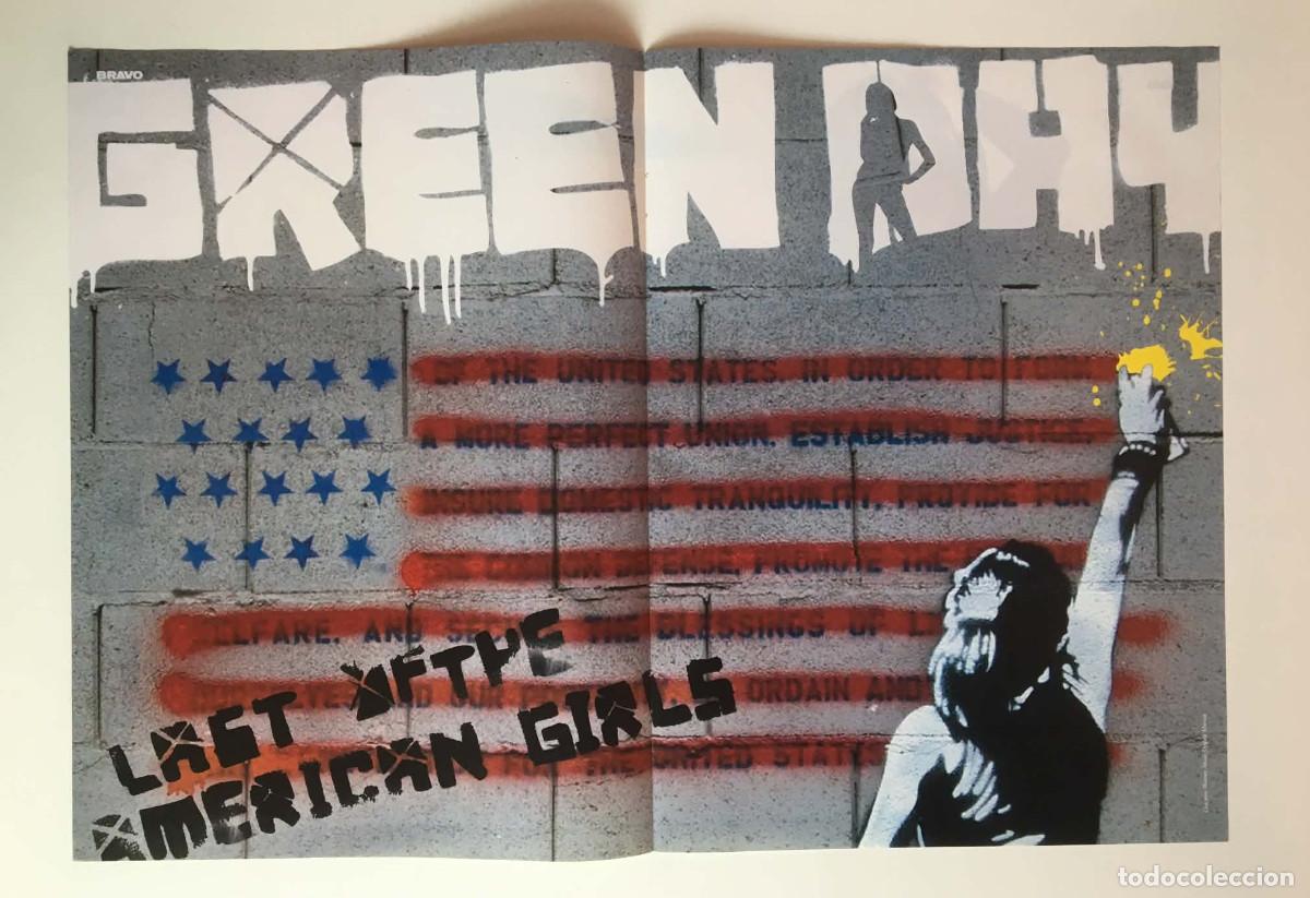 Coleccionismo de carteles: Green Day Last of the American Girls / Ashley Tisdale Double-Sided Vintage Poster A3 Bravo Bulgaria