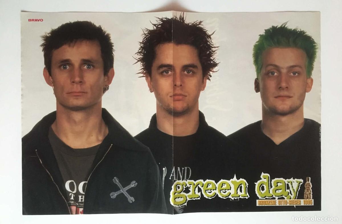 Coleccionismo de carteles: Green Day / Babe Movie Double-Sided Vintage Poster A3 - Bravo Magazine Germany Music
