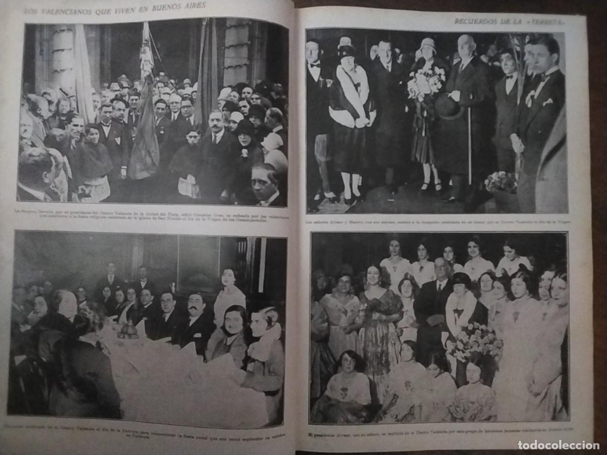 Coleccionismo de carteles: LOS VALENCIANOS QUE VIVEN EN BUENOS AIRES CENTRO VALENCIANO PRESIDENTE ALVEAR 2 HOJAS A&Ntilde;O 1928