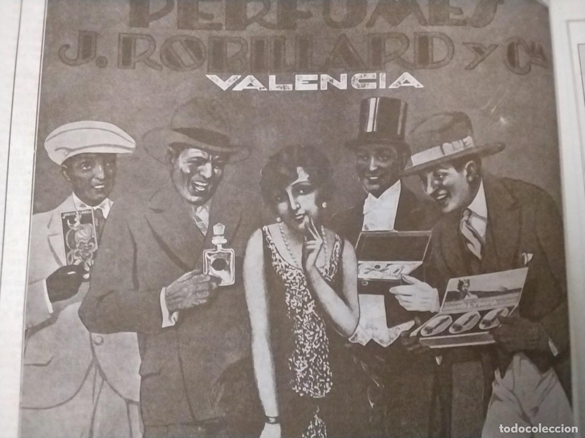 Coleccionismo de carteles: PERFUMES J. ROBILLARD VALENCIA JABON MALVARROSA OLYMPIA ORO DE LEY SO&Ntilde;ADOR HOJA A&Ntilde;O 1928