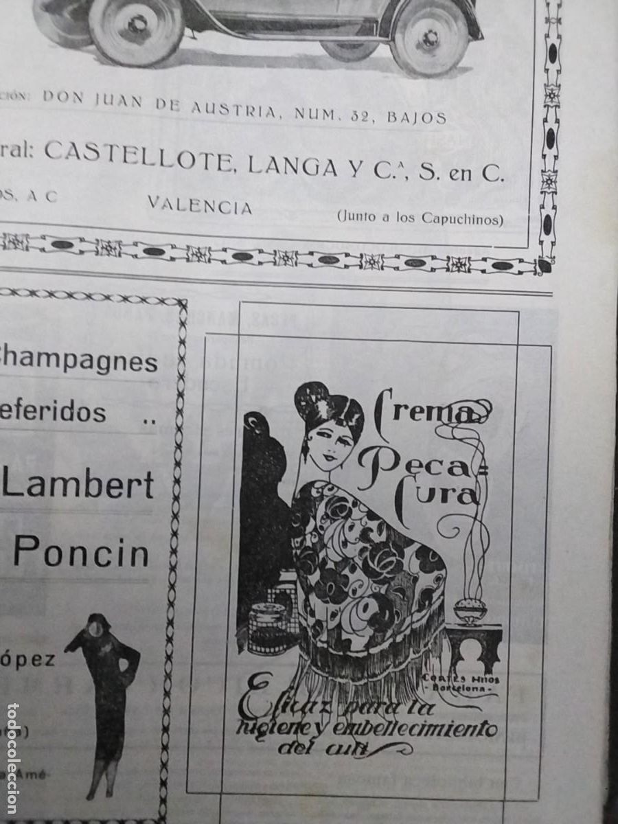 Coleccionismo de carteles: CREMA PECA CURA CORTES HERMANOS HIGIENE EMBELLECIMIENTO CUTIS BARCELONA HOJA A&Ntilde;O 1928
