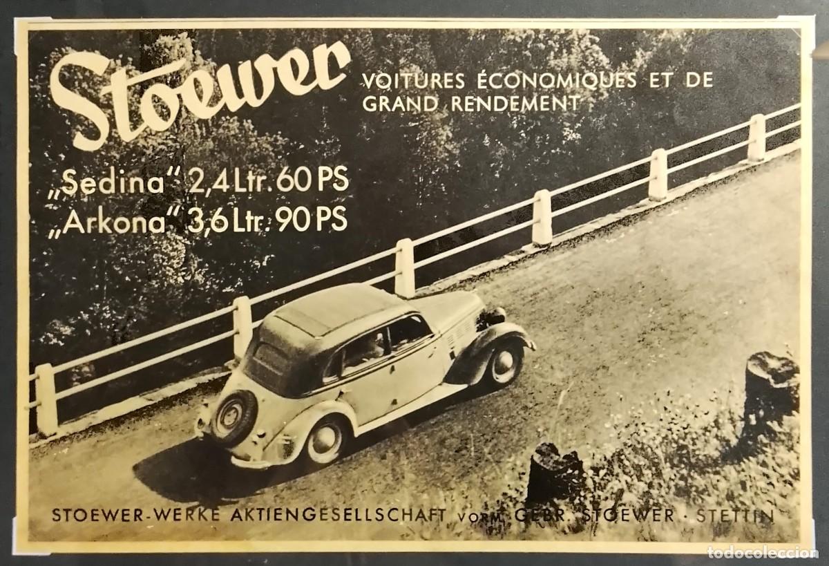 Coleccionismo de carteles: STOEWEN - PUBLICIDAD ORIGINAL 24 x 16 Cm. / SIGNAL 1939