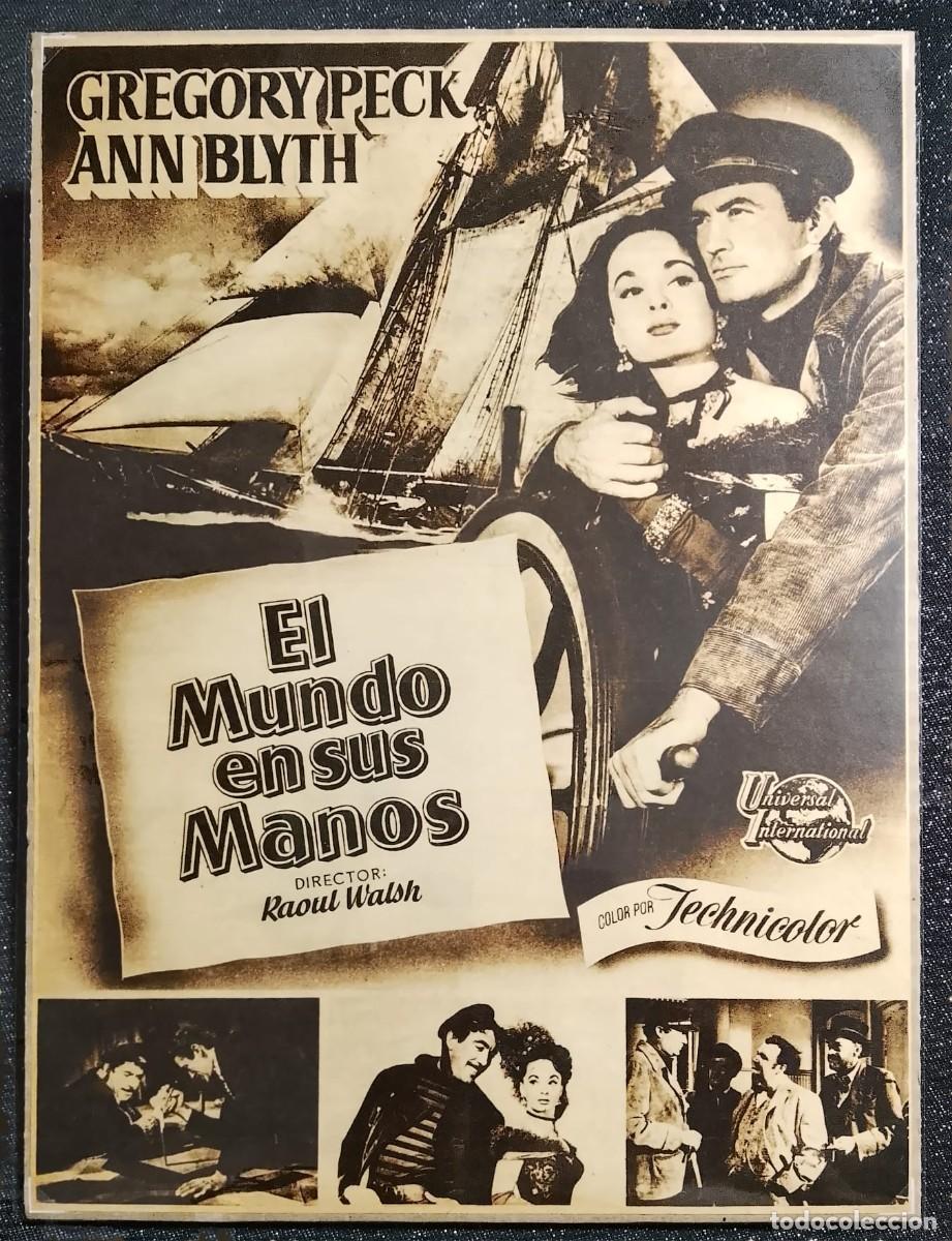 Coleccionismo de carteles: UNIVERSAL INTERNATIONAL - EL MUNDO EN SUS MANOS - FOTOGRAMAS 1952
