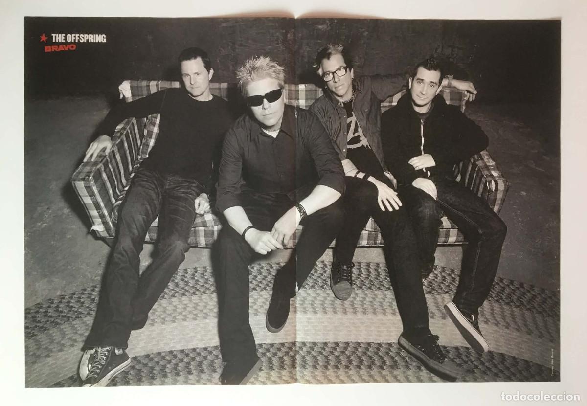 Coleccionismo de carteles: The Offspring / Elyar Fox Original Double-Sided Vintage Poster A3 - Bravo Magazine Bulgaria Music