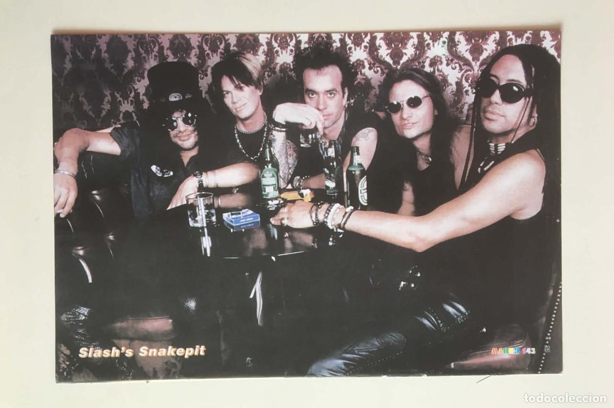 Coleccionismo de carteles: Slash's Snakepit / Dido Double-Sided Mini Poster A5 - Mania Magazine Bulgaria Music