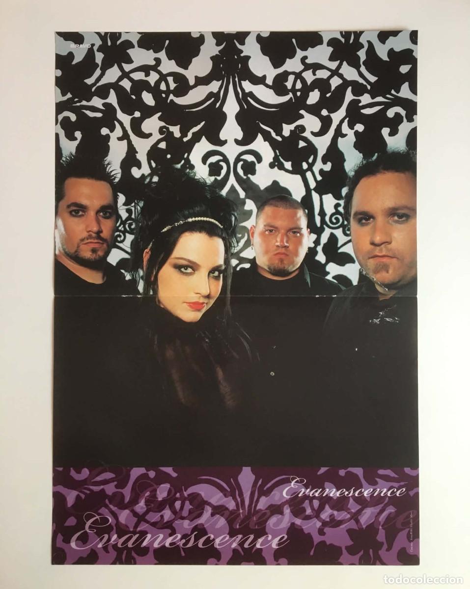 Coleccionismo de carteles: Evanescence / Benjamin McKenzie The O.C. Double-Sided Vintage Poster A3 - Bravo Magazine Bulgaria