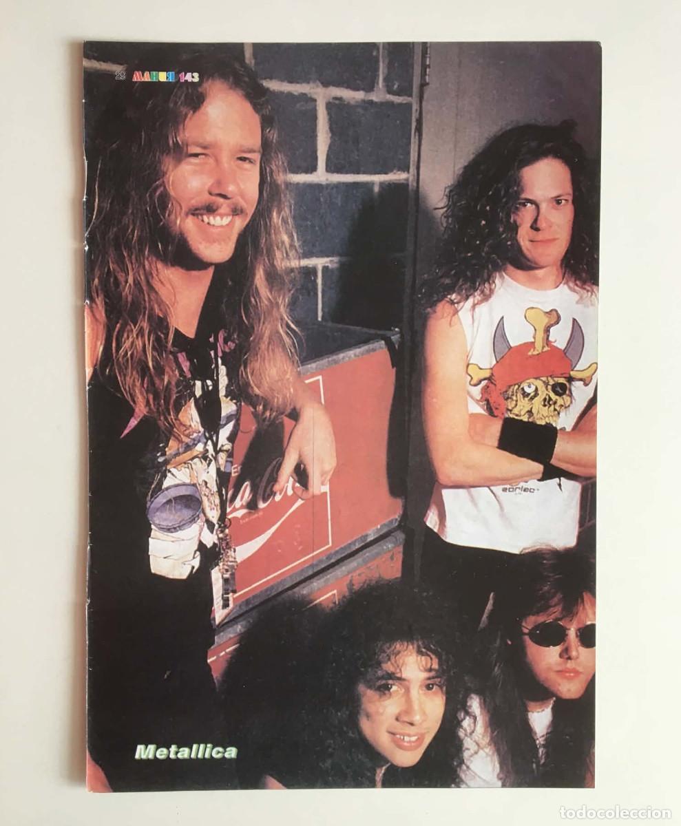 Coleccionismo de carteles: Metallica / Sisqo Original Vintage Double-Sided Mini Poster A5 - Mania Magazine Bulgaria Music