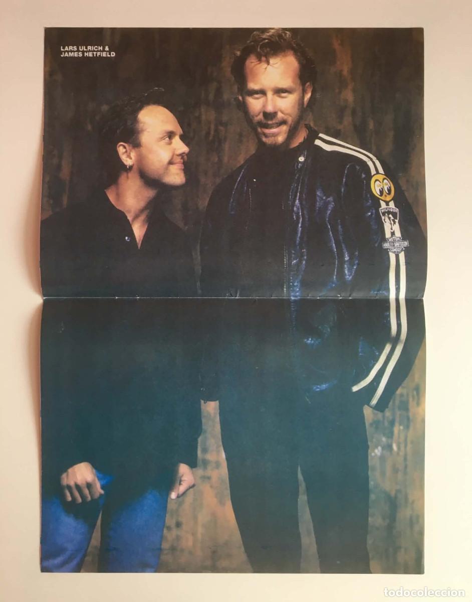 Coleccionismo de carteles: Metallica / NSYNC Original Vintage Double-Sided Poster A3 - Mix Magazine Bulgaria Music