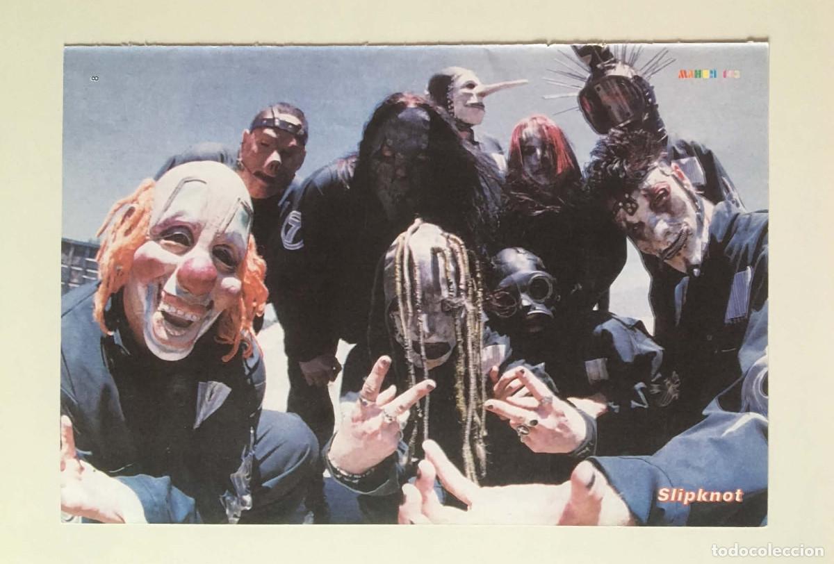 Coleccionismo de carteles: Slipknot / Westlife Mini Vintage Double-Sided Poster A5 - Mania Magazine Bulgaria Music