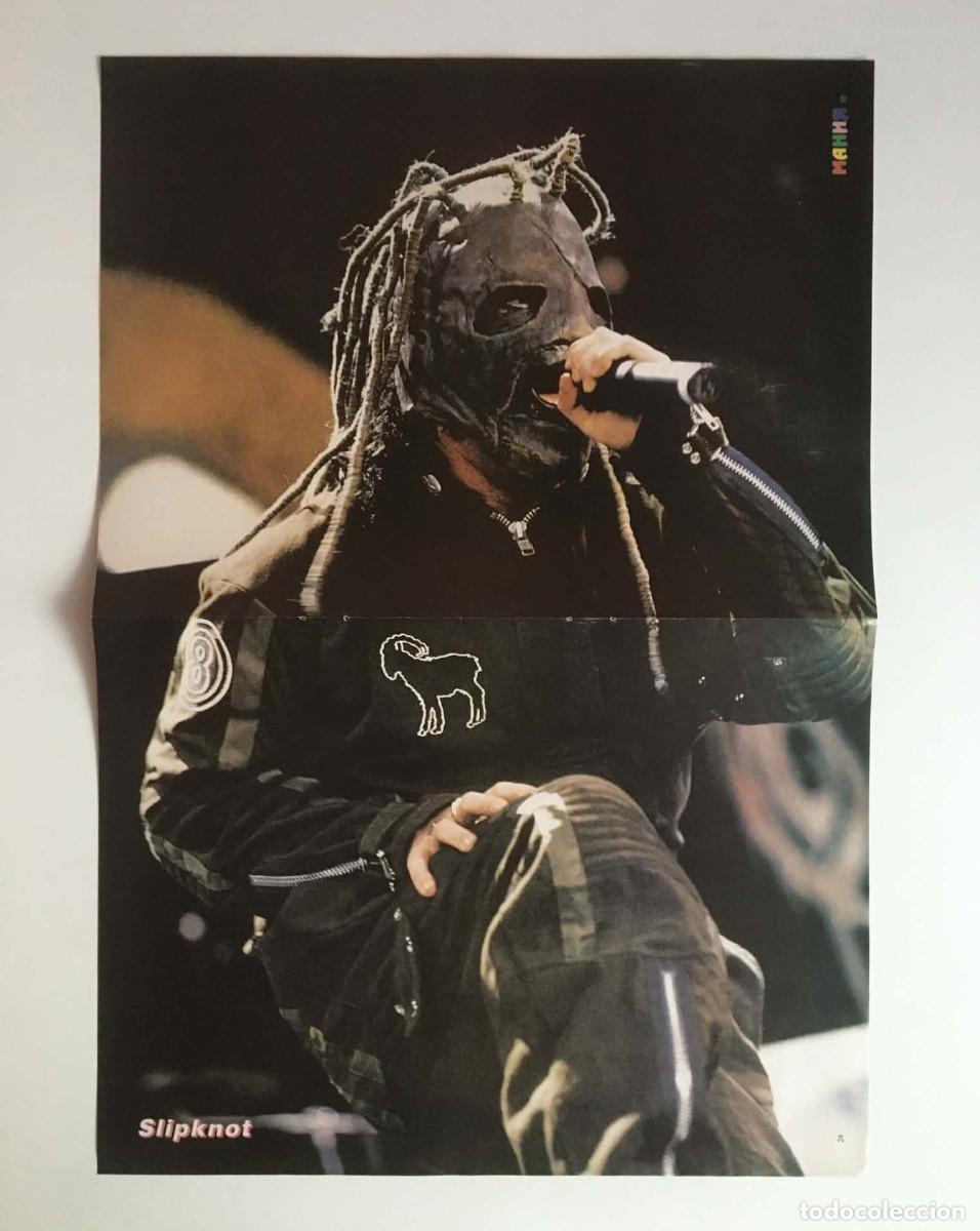 Coleccionismo de carteles: Slipknot Corey Taylor / Shakira Original Vintage Double-Sided Poster A3 - Mania Magazine Bulgaria