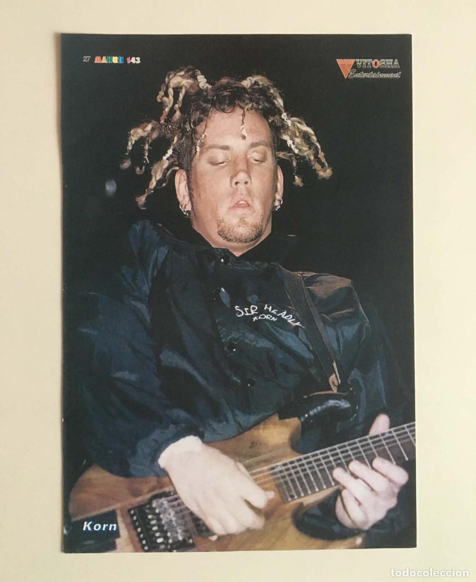 Sammeln von Plakaten: Korn Brian &rdquo;Head&rdquo; Welch / Lil Bow Wow Vintage Double-Sided Poster A5 - Mania Magazine Bulgaria Music