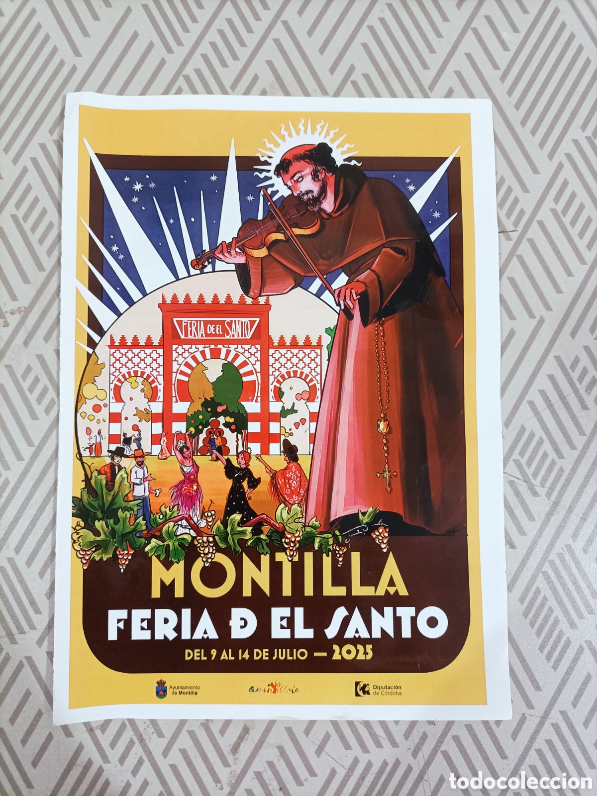 Coleccionismo de carteles: Programa de feria del Santo. Montilla 2025