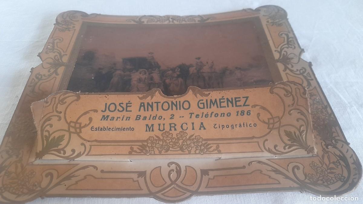 Collectionnisme d'affiches: Antiguo cartel soporte publicitario Murcia - Establecimiento Tipogr&aacute;fico Jos&eacute; Antonio Gim&eacute;nez&rdquo;.