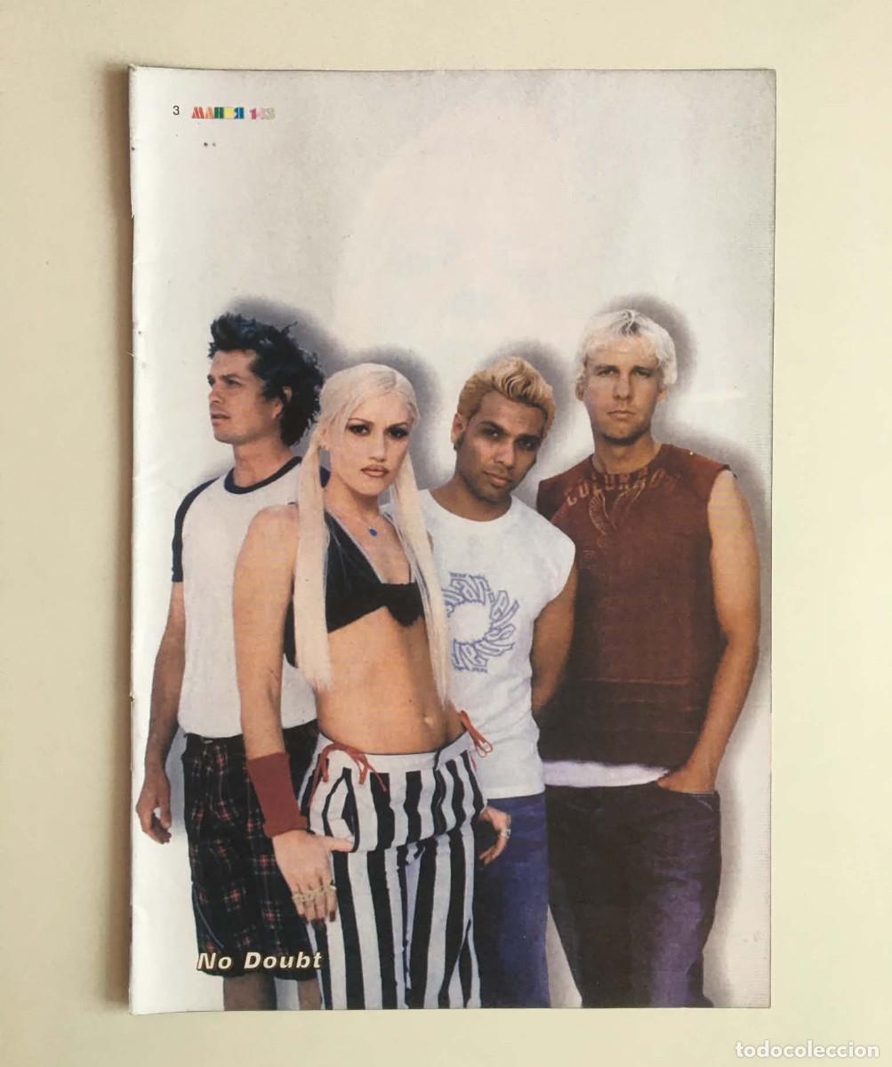 Coleccionismo de carteles: No Doubt / Garbage Shirley Manson Vintage Double-Sided Mini Poster A5 Mania Magazine Bulgaria Music