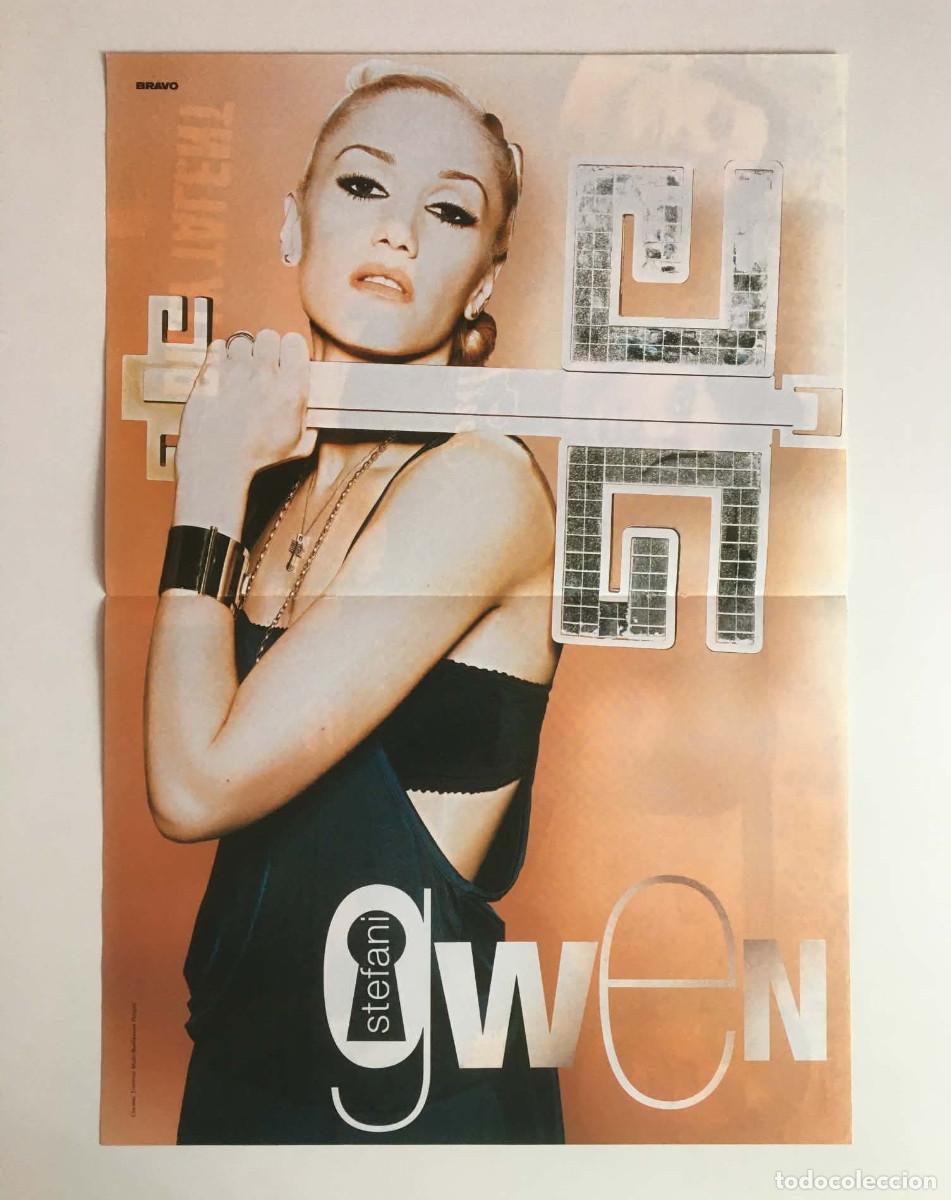 Coleccionismo de carteles: Gwen Stefani No Doubt / Billy Talent Vintage Double-Sided Poster A3 - Bravo Magazine Bulgaria Music