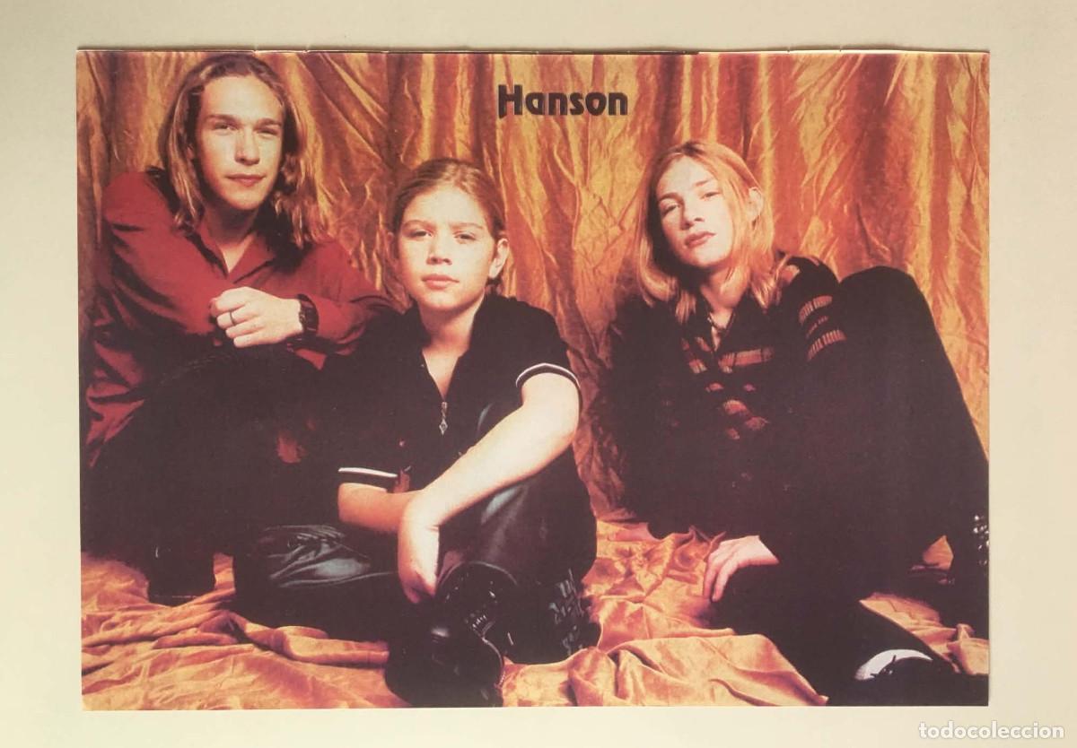 Coleccionismo de carteles: Hanson / Ace of Base Vintage Double-Sided Poster A4 - Mix Magazine Bulgaria Music Pop Rock