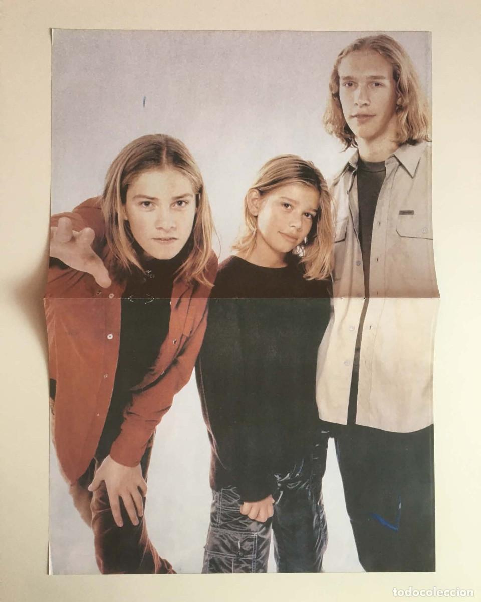 Coleccionismo de carteles: Hanson / Michael Jackson Vintage Double-Sided Poster A3 - Mix Magazine Bulgaria Music Pop