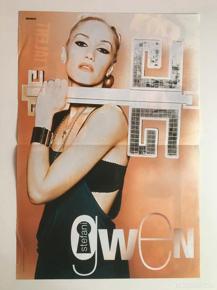 Coleccionismo de carteles: Gwen Stefani No Doubt / Billy Talent Vintage Double-Sided Poster A3 - Bravo Magazine Bulgaria Music