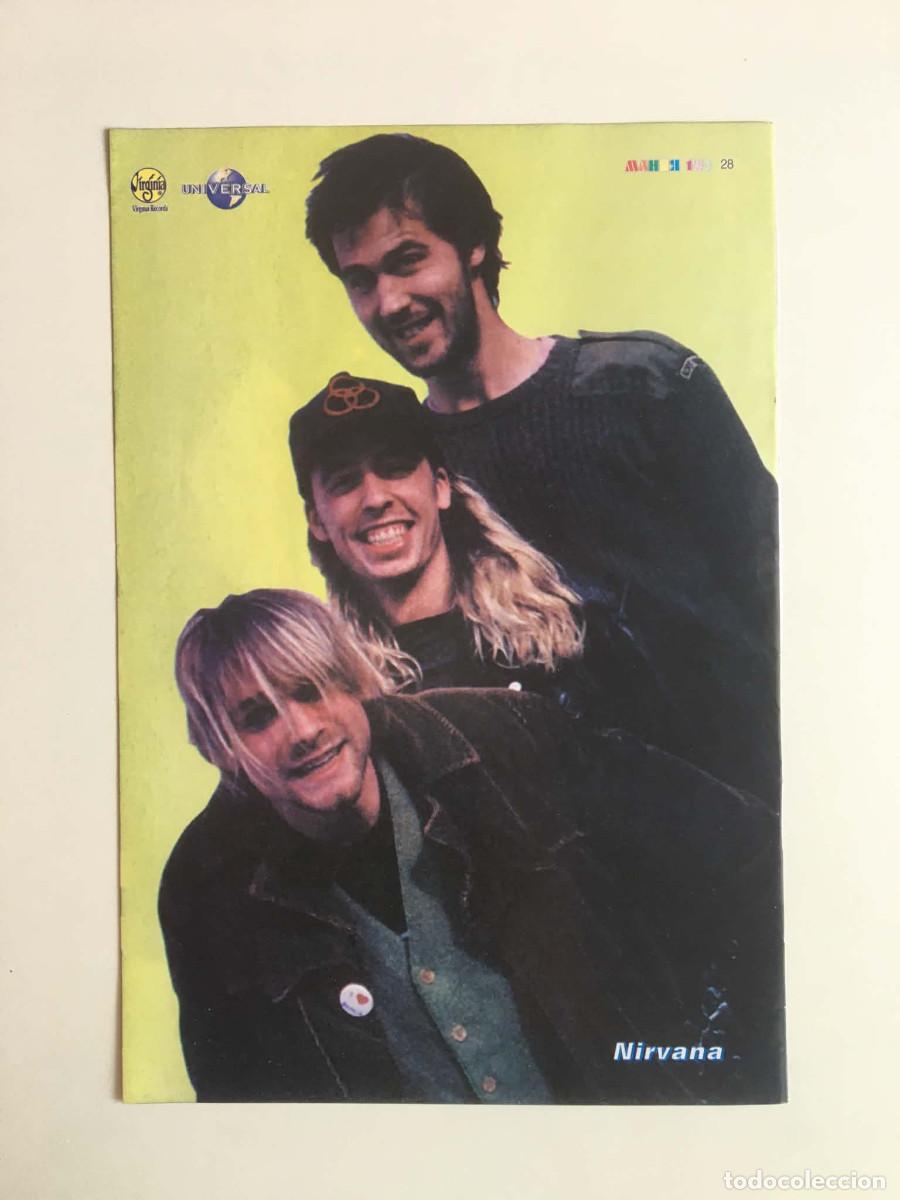 Coleccionismo de carteles: Nirvana / Daniel Radcliffe Harry Potter Vintage Double-Sided Mini Poster A5 Mania Magazine Bulgaria