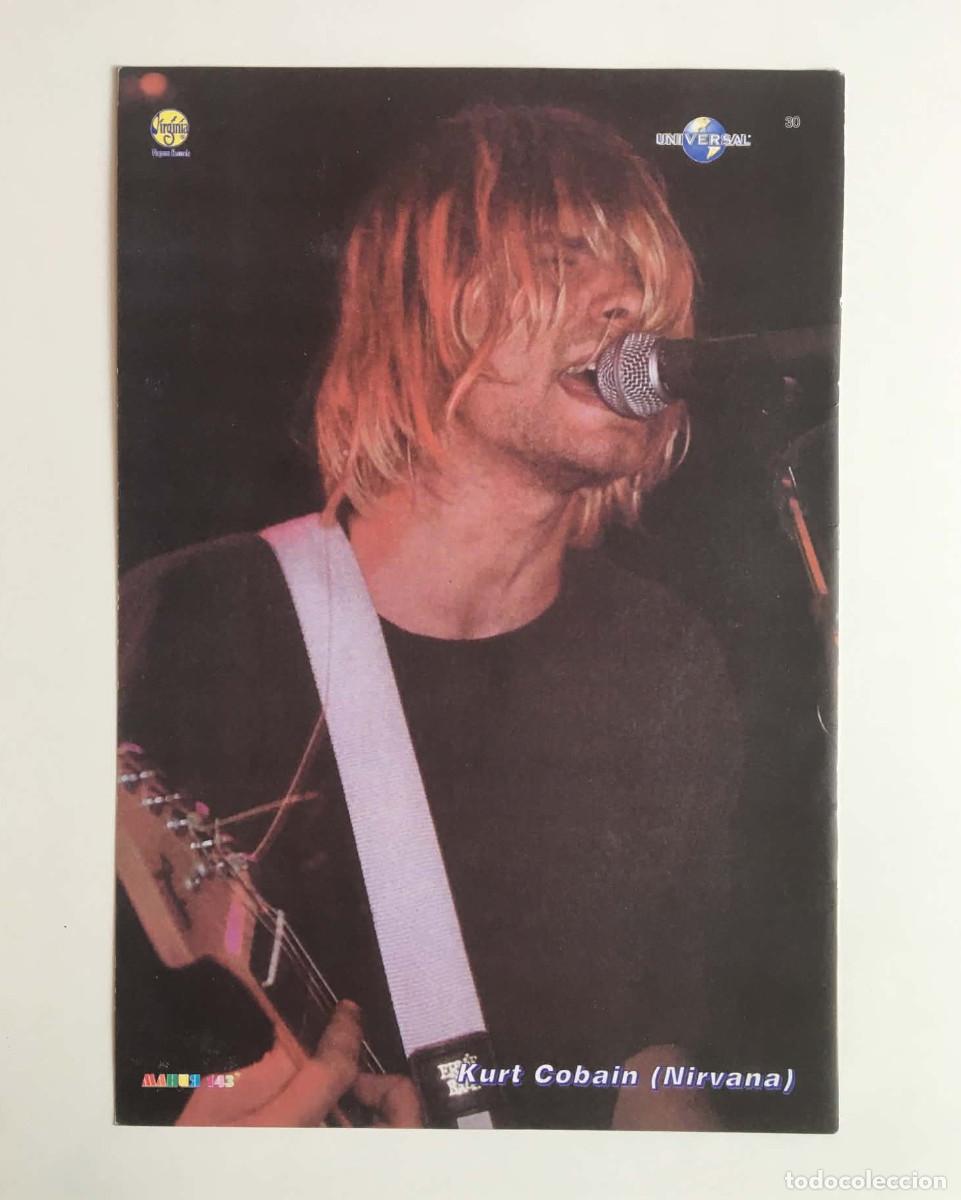 Collezionismo di affissi: Kurt Cobain Nirvana / Sam Rivers Limp Bizkit Vintage Double-Sided Mini Poster A5 - Mania Bulgaria