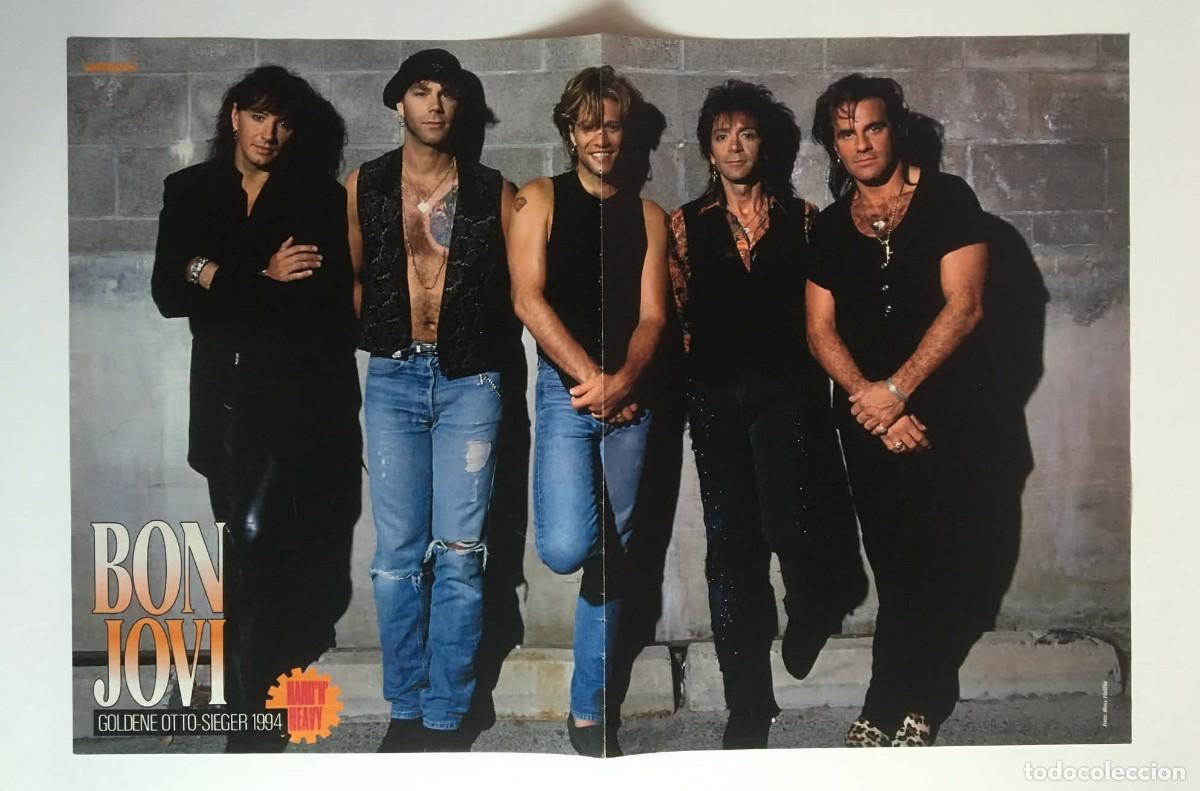 Coleccionismo de carteles: Bon Jovi Goldene Otto / Disney The Lion King Mufasa & Simba Double-Sided Poster A3 - Bravo Germany
