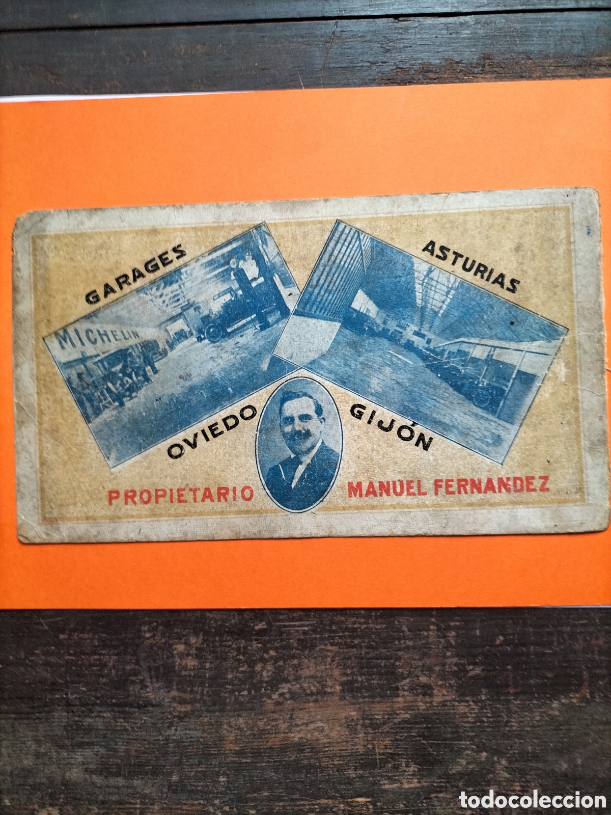 Coleccionismo de carteles: Garages Asturias. Oviedo y Gij&oacute;n. Propietario Manuel Fern&aacute;ndez. A&ntilde;os 20-30