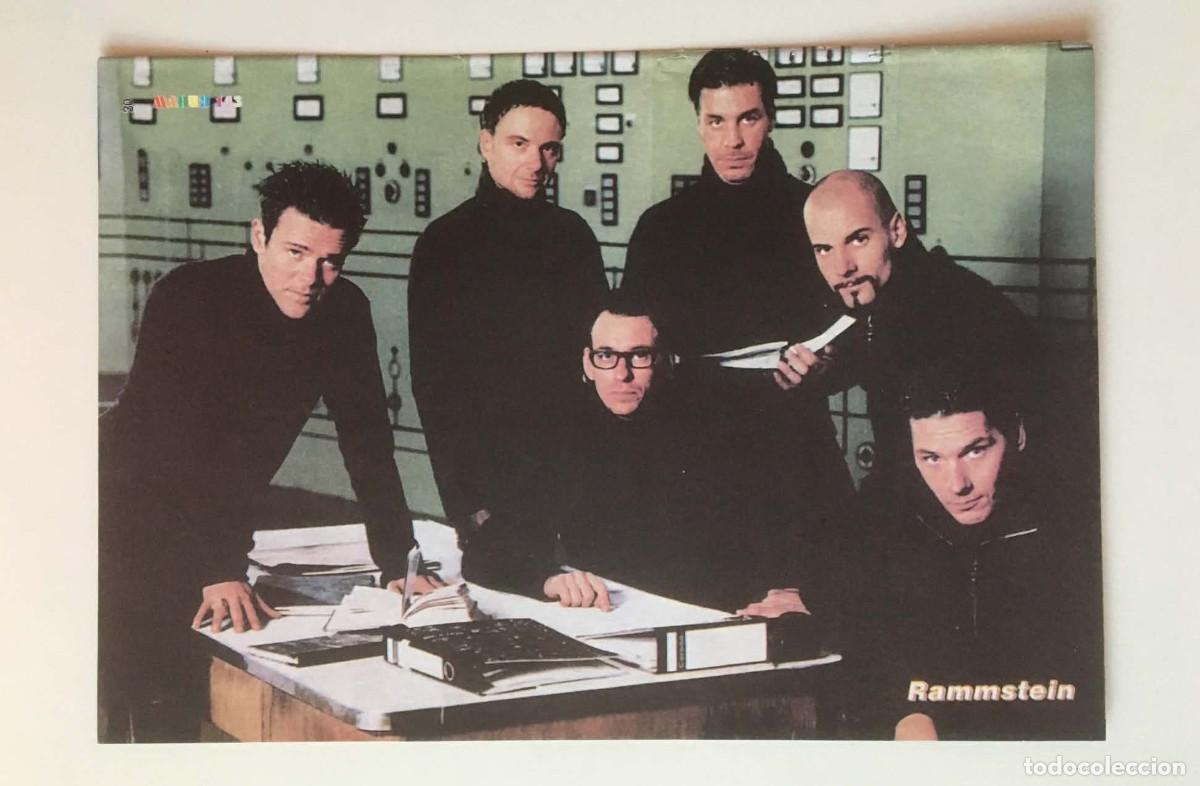 Coleccionismo de carteles: Rammstein / Westlife Mini Double-Sided Poster A5 - Mania Magazine Bulgaria Music Metal Pop