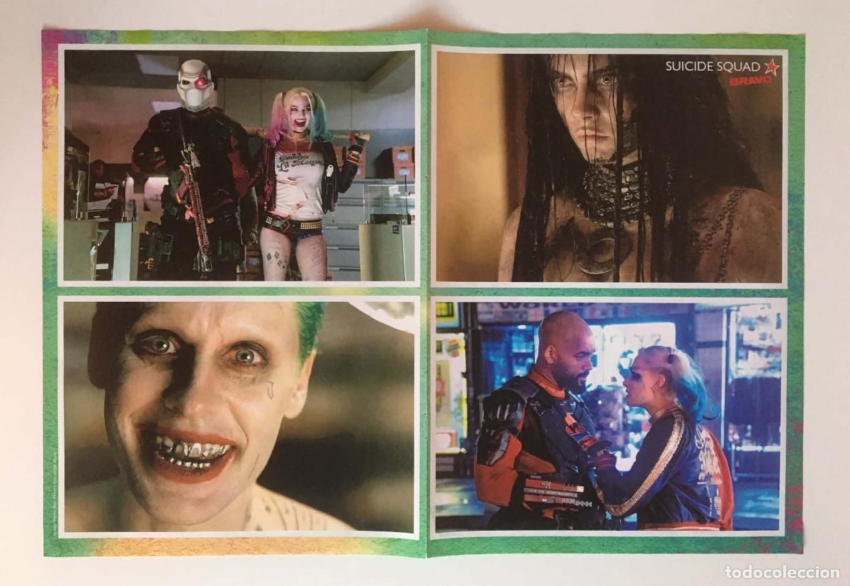 Coleccionismo de carteles: Suicide Squad Jared Leto / Scream Queens Emma Roberts Vintage Double-Sided Poster A3 Bravo Bulgaria