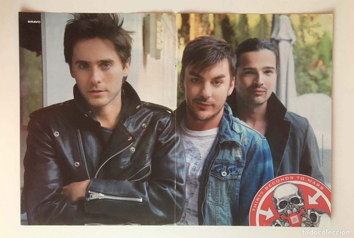 Coleccionismo de carteles: 30 Seconds To Mars / Inna Double-Sided Poster A3 - Bravo Magazine Bulgaria Music