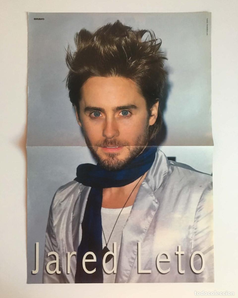 Coleccionismo de carteles: Jared Leto 30 Seconds To Mars / Bogomil Double-Sided Poster A3 - Bravo Magazine Bulgaria Music