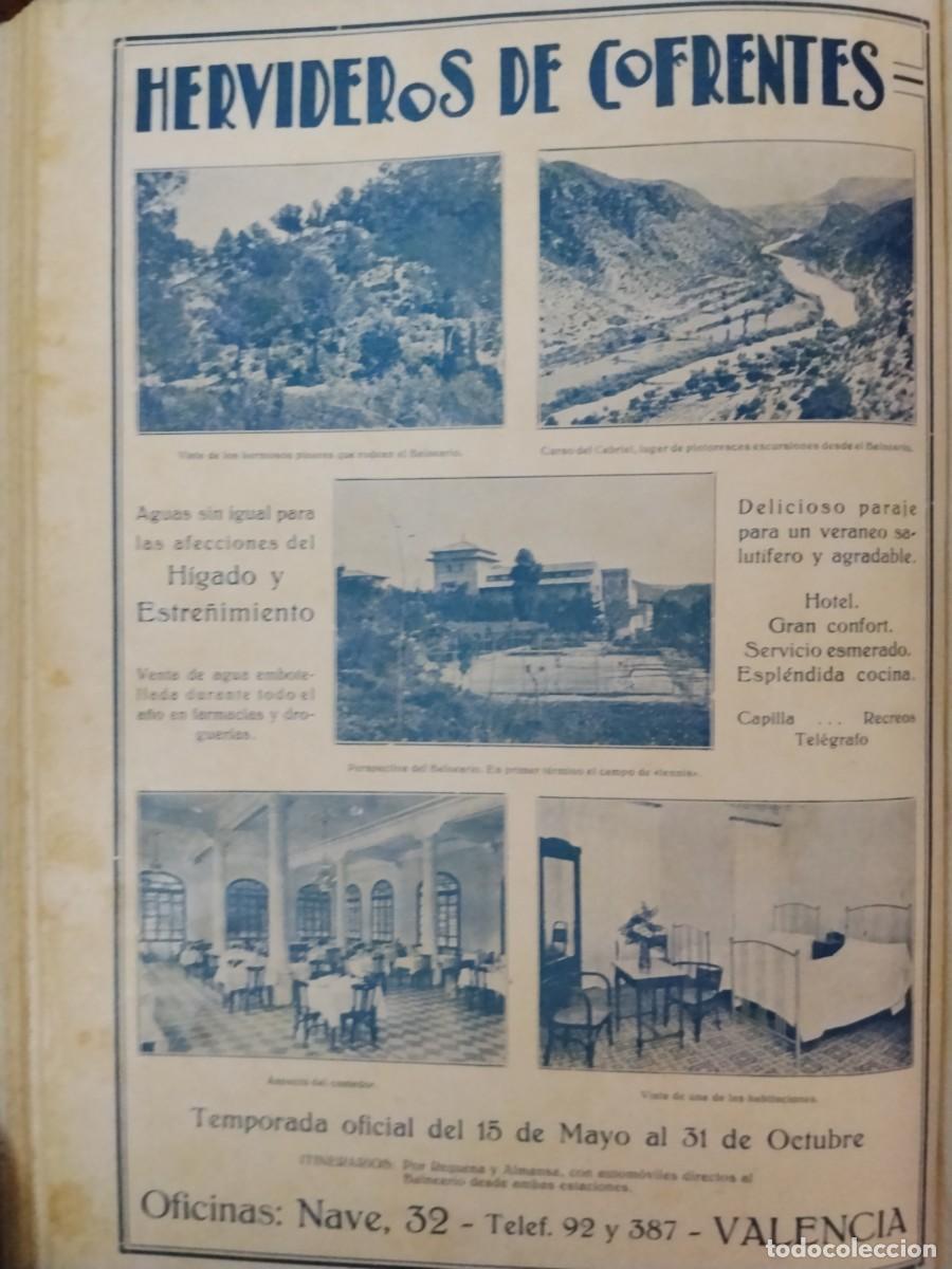 Coleccionismo de carteles: HERVIDERO DE COFRENTES BALNEARIO AGUAS AFECCIONES HIGADO ESTRE&Ntilde;IMIENTO HOJA A&Ntilde;O 1928